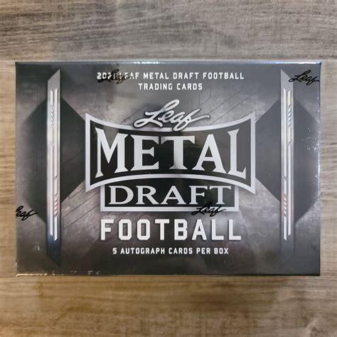 2021 leaf metal draft football hobby box|2021 leaf metal draft checklist.